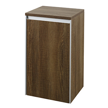 Hudson Reed - Erin Textured Oak Side Cabinet - CAB385 Profile Large Image