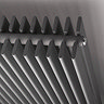 Hudson Reed Fin Floor Mounted Double Panel Radiator Standard Large Image
