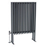 Hudson Reed Fin Floor Mounted Double Panel Radiator Large Image