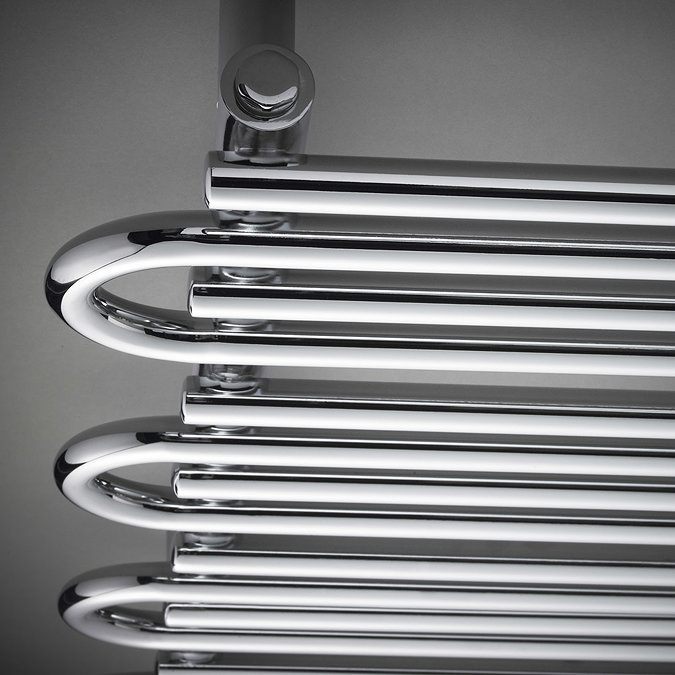 Hudson Reed - Finesse Designer Radiator 900 x 510mm - HL397 Profile Large Image