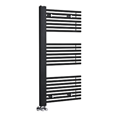 Hudson Reed Finesse Designer Radiator - Anthracite - HLA09 Profile Large Image