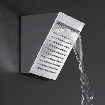 Hudson Reed - Fixed Shower Head with Waterfall - HEAD83 Profile Large Image