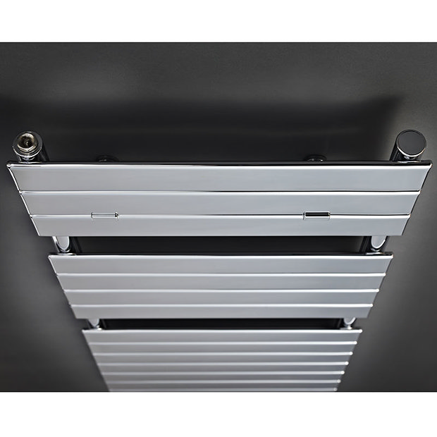 Hudson Reed Flat Panel Designer Radiator 1213 x 500mm - Chrome - HL335 Feature Large Image