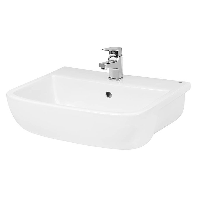 Hudson Reed Fossil 520mm Semi Recessed Basin - SRB003 Large Image