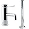 Ultra Freestanding Helix Single Lever Mono Bath Filler - Chrome Feature Large Image