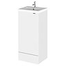Hudson Reed Fusion 400mm Gloss White Full Depth Unit + Basin Large Image