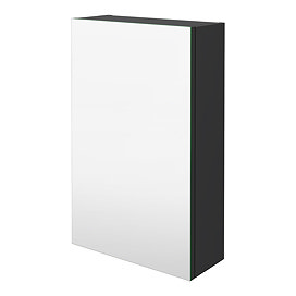 Hudson Reed Fusion 450mm Gloss Grey Mirror Unit