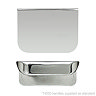 Hudson Reed Fusion 500mm Gloss White Full Depth Wall Hung 2-Door Unit & Basin  Profile Large Image