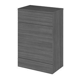 Hudson Reed Fusion 600x355mm Grey Avola Full Depth WC Unit with Coordinating Top