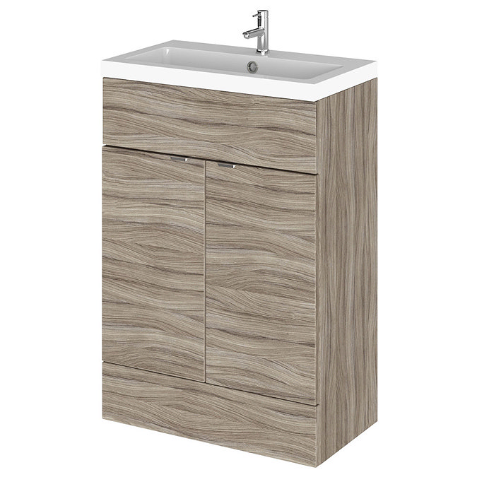 Hudson Reed Fusion Driftwood 605x360mm Vanity Unit & Basin Large Image