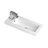 Hudson Reed Fusion Gloss Grey 605x260mm Compact Vanity Unit & Basin  Profile Large Image