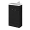 Hudson Reed Fusion Hacienda Black 505x260mm Compact Vanity Unit & Basin