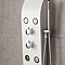 Hudson Reed - Glacier Thermostatic Shower Panel - White - AS211 Feature Large Image