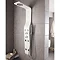 Hudson Reed - Glacier Thermostatic Shower Panel - White - AS211  Standard Large Image