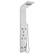 Hudson Reed - Glacier Thermostatic Shower Panel - White - AS211 Large Image