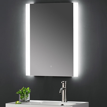 Hudson Reed Glamour LED Touch Sensor Mirror with Demister Pad - LQ083  Feature Large Image