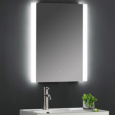 Hudson Reed Glamour LED Touch Sensor Mirror with Demister Pad - LQ083  Profile Large Image