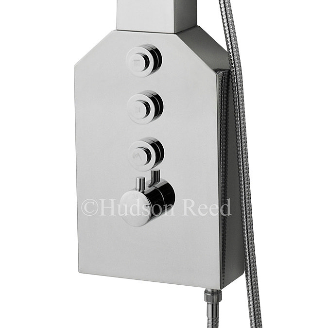 Hudson Reed - Glint Thermostatic Shower Panel - AS364 Standard Large Image