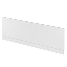 Hudson Reed Gloss White 1700 Front Straight Bath Panel - OFF177 Medium Image