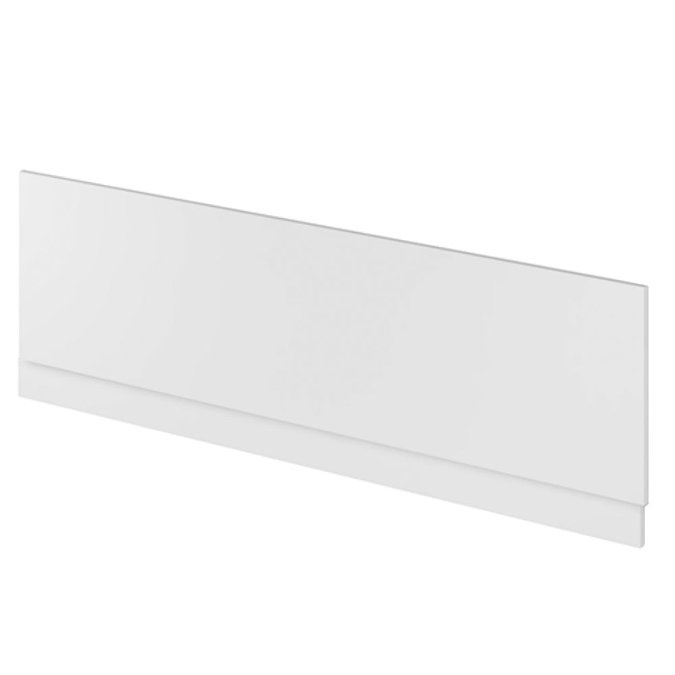 Hudson Reed Gloss White 1700 Front Straight Bath Panel - OFF177 Large Image