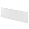 Hudson Reed Gloss White 1700 Front Straight Bath Panel - OFF177 Large Image