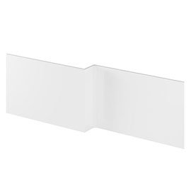 Hudson Reed Gloss White 1700 Square Shower Bath Front Panel - OFF173 Medium Image