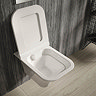 Hudson Reed Grace 1TH Wall Hung Suite (Rimless Toilet, Concealed Cistern + Basin)  Feature Large Ima