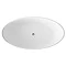 Hudson Reed Grace L1500 x W760mm Round Freestanding Bath - NBB001  Profile Large Image