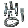 Hudson Reed Hardy Bath Shower Mixer with Shower Kit & Wall Bracket