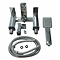 Hudson Reed Hardy Bath Shower Mixer with Shower Kit & Wall Bracket