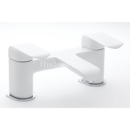 Hudson Reed Hero Bath Filler - White - THE203 Large Image