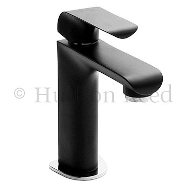 Hudson Reed Hero Mono Basin Mixer - Black - HER715 Profile Large Image