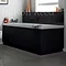 Hudson Reed High Gloss Black Front Bath Panel Large Image