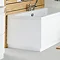 Hudson Reed High Gloss White MDF End Bath Panel - Various Size Options  Profile Large Image