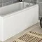 Hudson Reed High Gloss White Front Bath Panel - Various Size Options Large Image