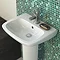 Hudson Reed - Hobart 4 Piece Bathroom Suite - CC Toilet & 1TH Basin with Pedestal - 2 Basin Options Standard Large Image