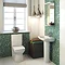 Hudson Reed - Hobart 4 Piece Bathroom Suite - CC Toilet & 1TH Basin with Pedestal - 2 Basin Options Large Image