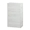 Hudson Reed - Horizon 500mm Back to Wall WC Unit - White Sawn Oak - CAB243 Large Image