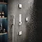 Hudson Reed Ignite Square Slimline Shower Package (3 Outlets) Profile Large Image