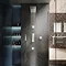 Hudson Reed Ignite Square Three Outlet Push-Button Thermostatic Shower Valve Chrome - CPB3312 Featu