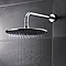 Hudson Reed - Indus Thermostatic Valve with Round Fixed Head and 4 Round Tile Body Jets Profile Large Image