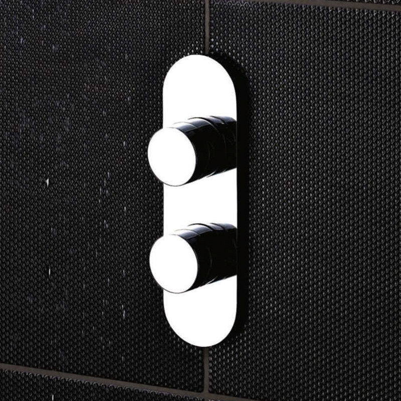 Hudson Reed Indus Twin Concealed Thermostatic Shower Valve RND3210 At Hudson Reed Indus Twin Concealed Thermostatic Shower Valve RND3210 At