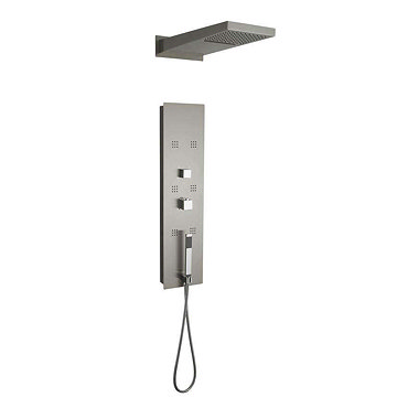 Hudson Reed - Interval Fully Recessed Thermostatic Shower Panel & Head - PIN001  Profile Large Image