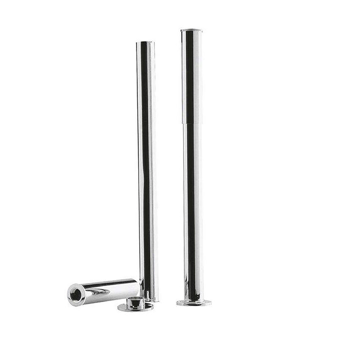 Hudson Reed Jade Bath Shower Mixer with Extended Leg Set - Chrome Feature Large Image