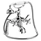 Hudson Reed Jade Freestanding Bath Shower Mixer - Chrome Profile Large Image