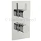 Hudson Reed Kia Concealed Twin Shower Valve with Diverter - Chrome - A3021 Large Image