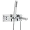 Hudson Reed Kia Wall Mounted Bath Shower Mixer - Chrome - PT350 Large Image