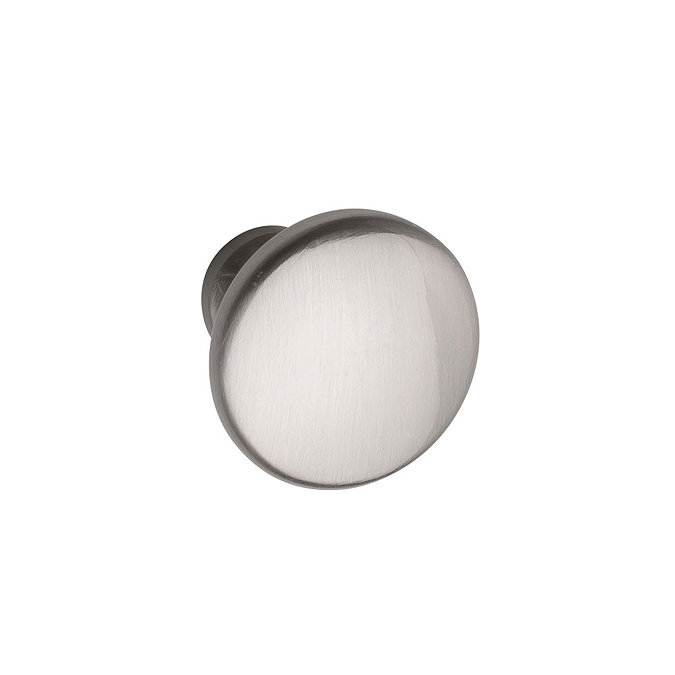 Hudson Reed Knob Satin Nickel Furniture Handle (28 x 22mm) - H394 Large Image