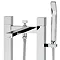 Hudson Reed - Kubix Freestanding Bath Shower Mixer - TFR352 Profile Large Image