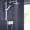 Hudson Reed Kubix Twin Concealed Thermostatic Shower Valve with Diverter & Outlet - A3067 Profile La